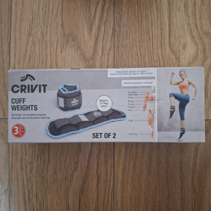 Вагові манжети для нарощування м'язів Crivit - Зображення 1