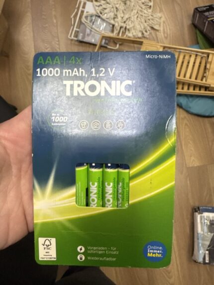 Батарейки пальчикові mini Akkus 10x Tronic