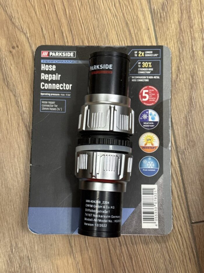 Конектор Performance Hose Repair Connector Parkside 19mm - Зображення 1