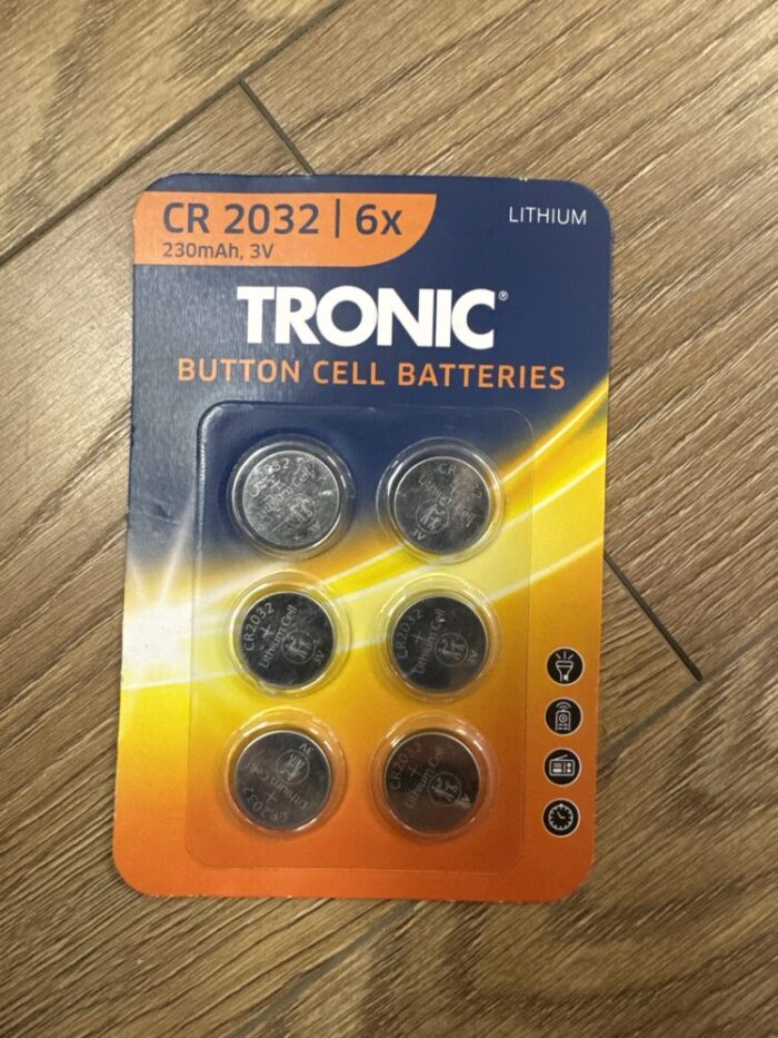 Батарейки круглі CR 2032 230mAh 3V 6шт - Зображення 1